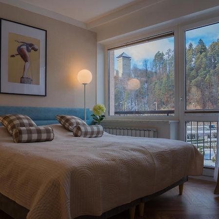 Villa Turris Apartamenty Przy Muszynskim Zamku 무스지나 외부 사진